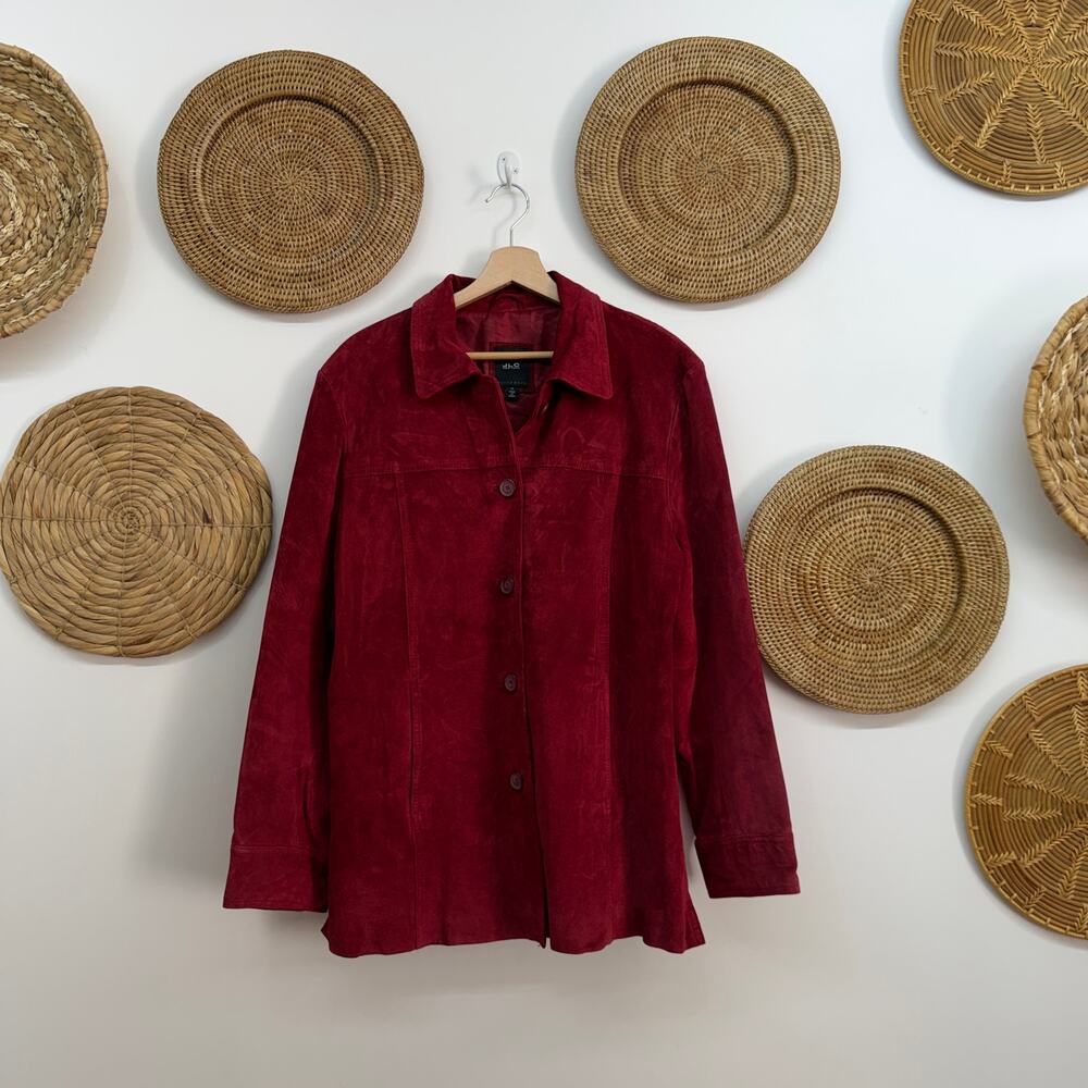 Vintage JLC Red Leather Jacket XL